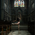 Nika Shlomi performs in Oxford's Keble College Chapel in Oxford, England. 